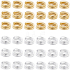 160Pcs 2 Colors Brass Split Rings KK-BBC0023-08B-1