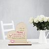 Wooden Heart Table Decorations DJEW-WH0017-001-6