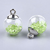 Glass Ball Pendants GLAA-T003-04C-2