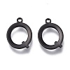 304 Stainless Steel Charms STAS-H112-Q-EB-1