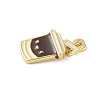 Brass Enamel Charms KK-C110-14B-01G-2
