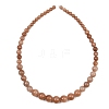 Natural Mashan Jade Graduated Beads Strands GG-CBA2AE1-A08-R-4