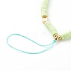 Polymer Clay Heishi Beaded Mobile Straps HJEW-JM00464-02-2