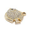 Alloy Rhinestone Pendants PALLOY-P313-12B-G-2