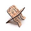 Wooden Lesser Bairam Book Stand Holder for Koran ODIS-WH0025-41B-1