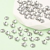 Tarnish Resistant 5-Petal 201 Stainless Steel Flower Bead Caps STAS-N027-02-5