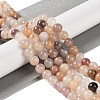 Natural Violet Strawberry Quartz Beads Strands G-P530-B02-03-3
