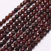 Natural Garnet Beads Strands G-F509-37-2mm-1