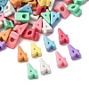 Opaque Acrylic European Beads OACR-S072-04B-1