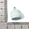 Opaque Resin Pendants RESI-P051-06P-M-3
