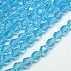 Glass Beads Strands EGLA-E010-8x12mm-10-2