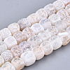 Natural Weathered Agate Beads Strands G-T131-57-1