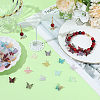 240Pcs 12 Colors Glass Beads DGLA-SC0001-04-4