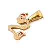 Christmas Theme 304 Stainless Steel Pendants STAS-R007-01Z-G-2