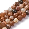 Round Natural Multi-Moonstone Beads Strands G-I176-09-10mm-5