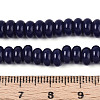 Opaque Spray Painted Glass Beads GLAA-ZX008-6mm-18P-4