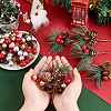 106Pcs 8 Style Artificial Winter Christmas Decorations Set DIY-GA0004-79-3