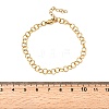 304 Stainless Steel Link Chain Bracelets for Women Men BJEW-A050-02G-5