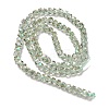 Electroplate Glass Beads Strands GLAA-Q105-02-05-4