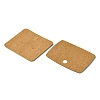 24Pcs 3 Styles Blank Kraft Paper Earring Display Cards CDIS-FS0001-10-3