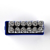 Electroplate Steel Stamps AJEW-WH0002-94-5