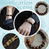 6Pcs 3 Colors Brass European Beads KK-ME0004-23-5