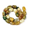 Natural Dragon Veins Agate Beads Strands G-Q606-42C-3