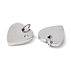 316 Surgical Stainless Steel Pendants STAS-K178-05P-2