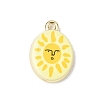 Printed Alloy Pendants ENAM-F160-02E-G-1