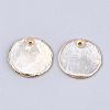 Natural Capiz Shell Pendants SHEL-T012-07B-2