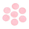 Spray Painted Natural Capiz Shell Disc Charms BSHE-T014-02A-1