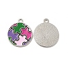 Alloy Enamel Pendants ENAM-J650-02P-02-1