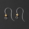 Transparent Resin Earring Hooks LS-RESI-G050-01G-2