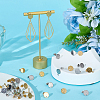 32Pcs 16 Style Ion Plating(IP) 304/201 Stainless Steel Stud Earring Findings STAS-ME0001-38-4