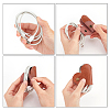 CRASPIRE 4Pcs 4 Colors PU Leather Cord Organizers AJEW-CP0005-01-3