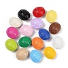 Opaque & Spray Painted Acrylic Beads OACR-G048-04-1