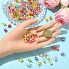 100Pcs Transparent Acrylic Bead in Bead Pendants PALLOY-YW00078-01-5