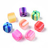 Handmade Polymer Clay Beads Strands CLAY-N008-060-05-4