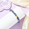Resin & Glass & Brass Grade A Crystal Rhinestone Beaded Stretch Bracelets for Women BJEW-JB13813-2