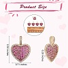 5Pcs Eco-Friendly Brass Micro Pave Cubic Zirconia Pendants KK-SZ0005-68-7