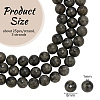 Natural Pyrite Beads Strands G-OC0001-83-2