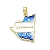 Brass Pendants KK-D235-08G-02-1