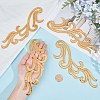 5Pairs Embroidery Thread Clothing Patches PATC-GF0001-96B-3