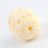 Carved Synthetic Coral Beads CORA-Q028-16-4