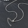 1.2MM 304 Stainless Steel Boston Link Chain Necklaces NJEW-D328-01P-01-5