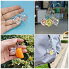 14Pcs 7 Colors Transparent Acrylic Pendants TACR-TA0001-78-8