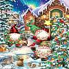 DIY Christmas Theme Diamond Painting Kits DIY-U002-02I-1