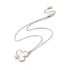 Sublimation Blank Aluminum Pendant Necklace LS-NJEW-E020-02P-04-3