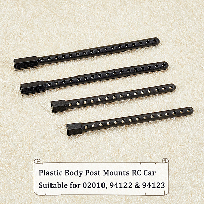 4Pcs HSP 1/10 Accessories Plastic Car Shell Column for 94122 & 94123 & 94102 & 94103 TOOL-WH0130-73-1