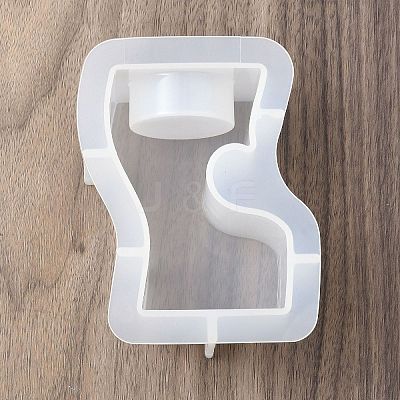 S Shape DIY Silicone Candle Molds SIL-F019-02A-1